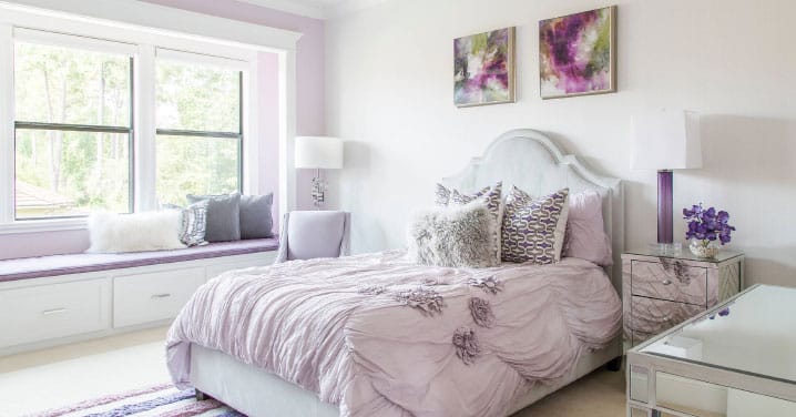 Lavender & Off-white