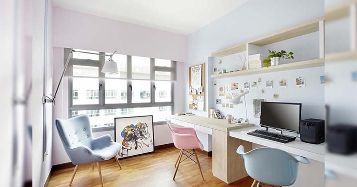 Modern Study Room Design Ideas for your Apartments in Thrissur