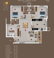 Type E - 3 BHK
