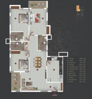 Type C - 3 BHK